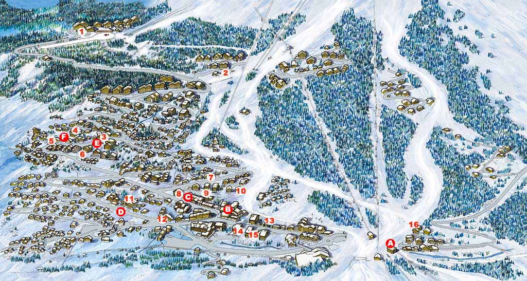 Meribel Map